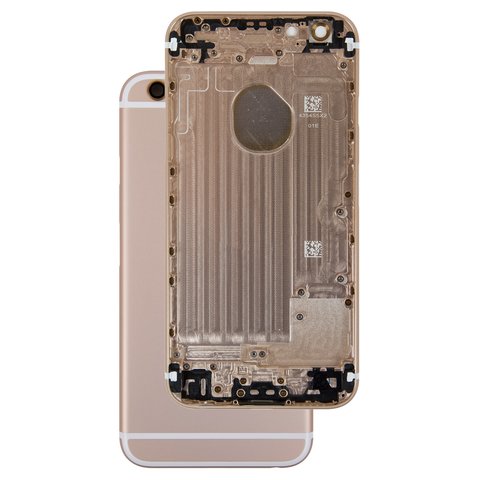 Корпус для Apple iPhone 6, золотистий, з тримачем SIM карти, з боковими кнопками