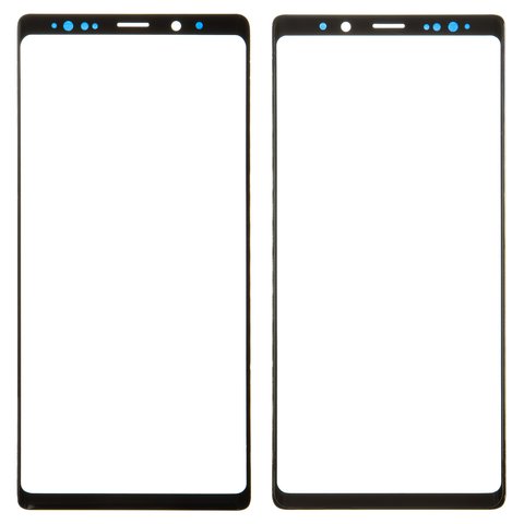 Скло корпуса для Samsung N960 Galaxy Note 9, з ОСА плівкою, чорне