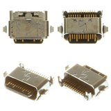 Коннектор зарядки для Motorola XT1925 Moto G6, XT1926 Moto G6 Plus, 24 pin, USB тип-C