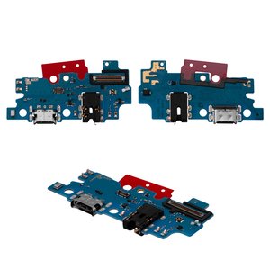 Шлейф для Samsung A307F DS Galaxy A30s, коннектора зарядки, с микрофоном, High Copy, плата зарядки