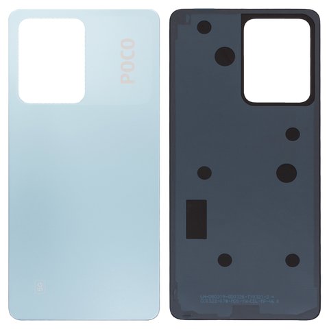 Задня панель корпуса для Xiaomi Poco X5 Pro, синя