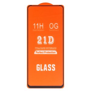 Защитное стекло для Motorola Moto G9 Plus XT2087, совместимо с чехлом, Full Glue, без упаковки , черный