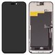 Дисплей для iPhone 15 Pro Max, черный, с рамкой, Copy, (TFT), JK