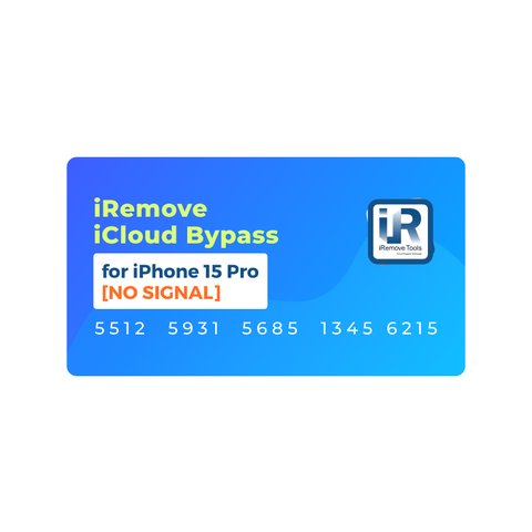 iRemove iCloud Bypass для iPhone 15 Pro [NO SIGNAL]