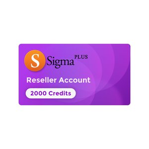 2000 кредитів Sigma Plus для акаунту реселера