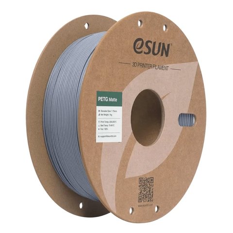Філамент для 3D принтера eSUN PETG Matte Dark Grey, 1 кг