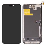 Дисплей для iPhone 14, чорний, з рамкою, High Copy, без помилки, (OLED), DD-OLED OEM soft, diagnosable