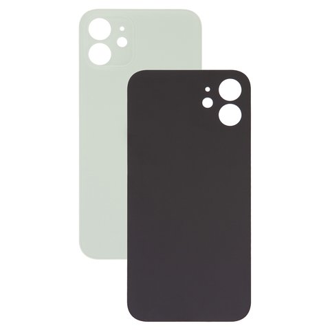 Panel trasero de carcasa puede usarse con iPhone 12, verde, no es necesario desmontar la cámara, AAA, big hole