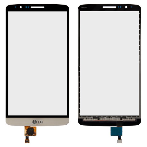 Touchscreen compatible with LG G3 D855, golden 
