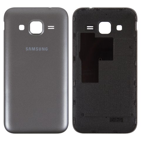 Battery Back Cover compatible with Samsung G360F Galaxy Core Prime LTE, G360H DS Galaxy Core Prime, silver 