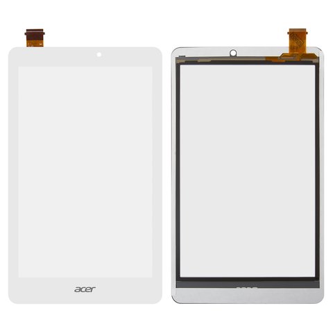 Touchscreen compatible with Acer Iconia Tab W1 810 11HM, white 