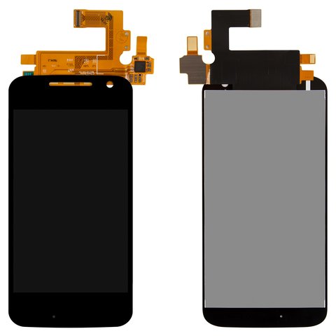 LCD compatible with Motorola XT1622 Moto G4, XT1625 Moto G4 LTE, black, without frame, Original PRC  