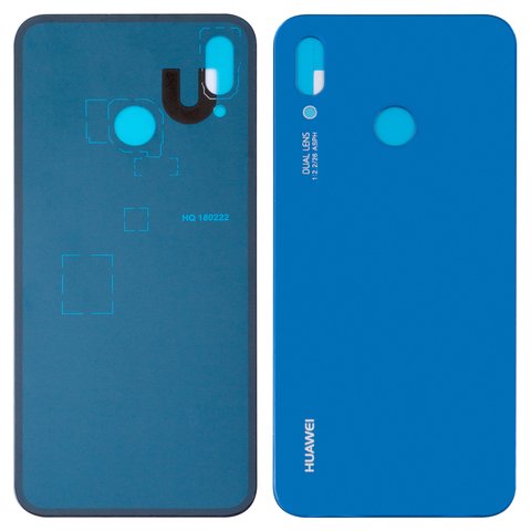 Panel trasero de carcasa puede usarse con Huawei P20 Lite, azul