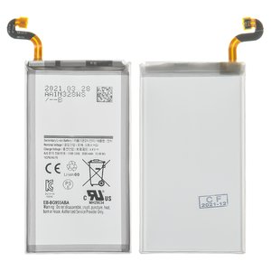 Battery EB BG955ABA EB BG955ABE compatible with Samsung G955 Galaxy S8 Plus, G955F Galaxy S8 Plus, Li ion, 3.85 V, 3500 mAh, High Copy, without logo 