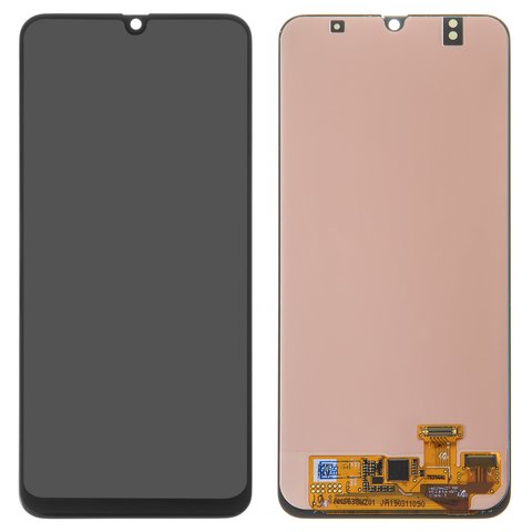 LCD compatible with Samsung A305 Galaxy A30, black, without frame, original change glass 