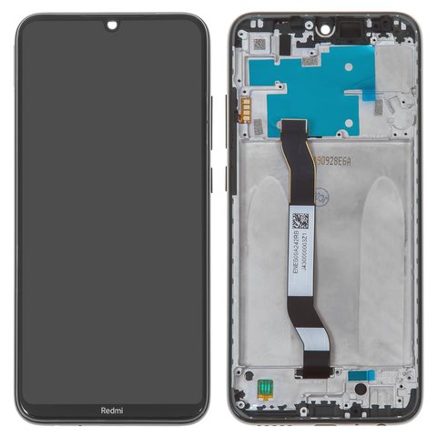 Pantalla LCD puede usarse con Xiaomi Redmi Note 8, negro, Logo Redmi, con marco, Original PRC , M1908C3JH, M1908C3JG, M1908C3JI