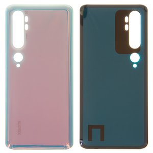 Panel trasero de carcasa puede usarse con Xiaomi Mi Note 10, Mi Note 10 Pro, blanco, M1910F4G, M1910F4S