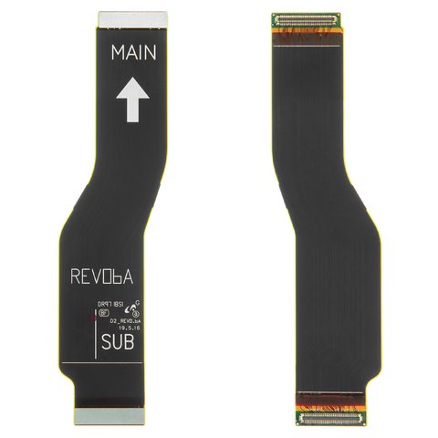 Flat Cable compatible with Samsung N975F Galaxy Note 10 Plus, wide, for mainboard, Original PRC  