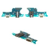 Flat Cable compatible with Samsung A025F/DS Galaxy A02s, (headphone connector, charge connector, with microphone, High Copy, charging board)