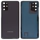 Housing Back Cover compatible with Samsung G985 Galaxy S20 Plus, G986 Galaxy S20 Plus 5G, (gray, with camera lens, cosmic grey)