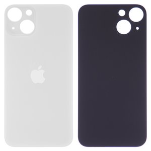 Panel trasero de carcasa puede usarse con iPhone 13, blanco, es necesario desmontar la cámara, small hole
