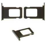 SIM Card Holder compatible with iPhone XR, (black)