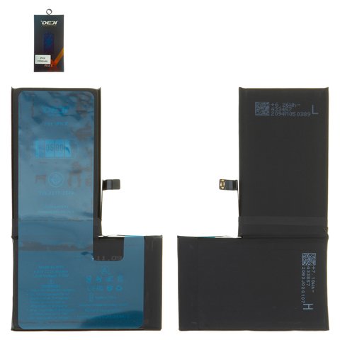 Battery Deji compatible with Apple iPhone X, Li ion, 3.81 V, 3500 mAh, High Capacity, original IC 