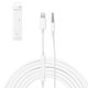 AUX cable, TRS 3.5 mm, Lightning, blanco, service pack box