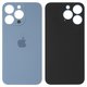Housing Back Cover compatible with iPhone 13 Pro, (blue, no need to remove the camera glass, sierra Blue, big hole)