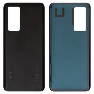 Housing Back Cover compatible with Xiaomi 12T, 12T Pro, black, black 