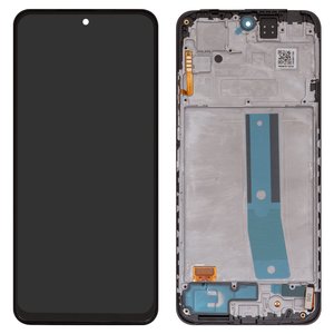 Дисплей для Xiaomi Redmi Note 12S, черный, с рамкой, Original PRC 