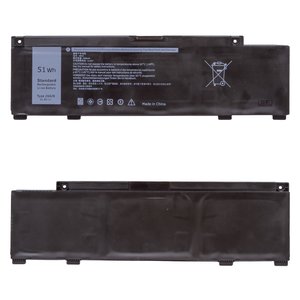Battery 266J9 compatible with Dell G3 3590, G3 3779, G3 3790, G5 5587, G5 5590, Inspiron 14 5490, Inspiron 14 5498, Li ion, 11.40 V, 4200 mAh, Original PRC , 0415CG C9VNH 0PN1VN 0M4GWP  