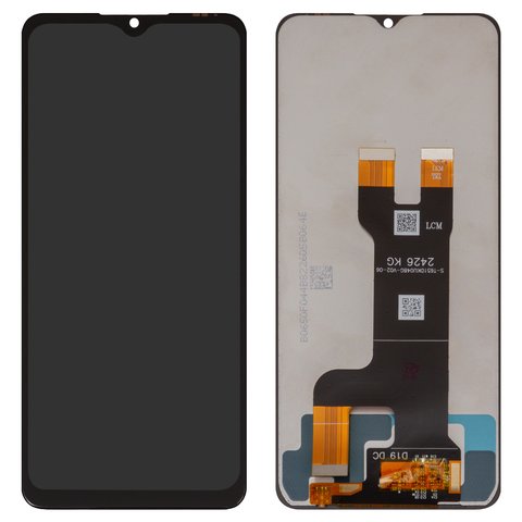 Pantalla LCD puede usarse con ZTE Blade A73 5G, negro, sin marco, Original PRC 