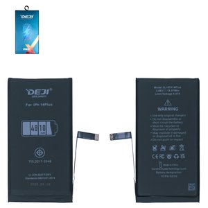 Battery Deji compatible with Apple iPhone 14 Plus, Li ion, 3.86 V, 4810 mAh, High Capacity, original IC 