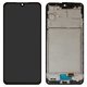 Pantalla LCD puede usarse con Samsung A165 Galaxy A16, negro, con marco, High Copy, (OLED)