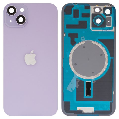 Housing Back Cover compatible with iPhone 14 Plus, purple, with camera lens, HC, purple 