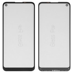 Стекло корпуса G+OCA PRO для Samsung A115 Galaxy A11, M115 Galaxy M11, с OCA пленкой, черное