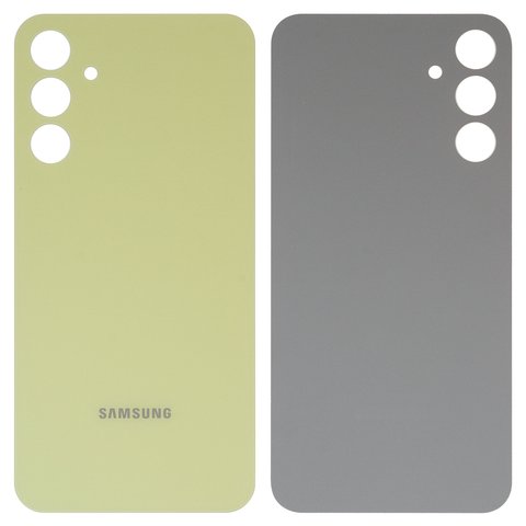 Housing Back Cover compatible with Samsung A155 Galaxy A15, A156 Galaxy A15 5G, yellow, personality yellow 