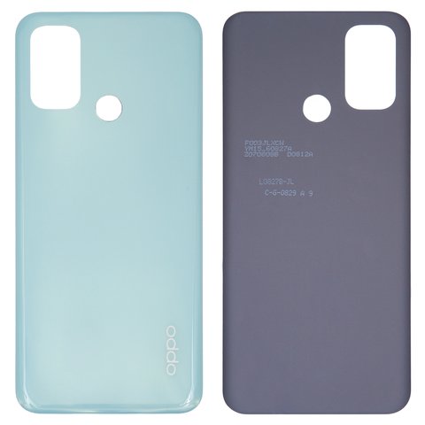 Housing Back Cover compatible with Oppo A53 4G, A53s 4G, green, mint cream 