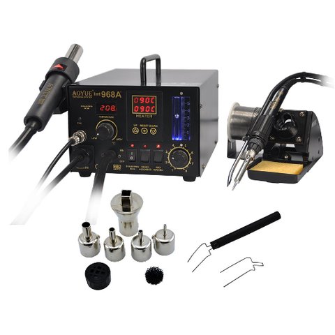Hot Air Soldering Station AOYUE Int968A+ 110 V 