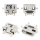Charge Connector compatible with Cell Phones, (5 pin, type12, micro USB type-B)