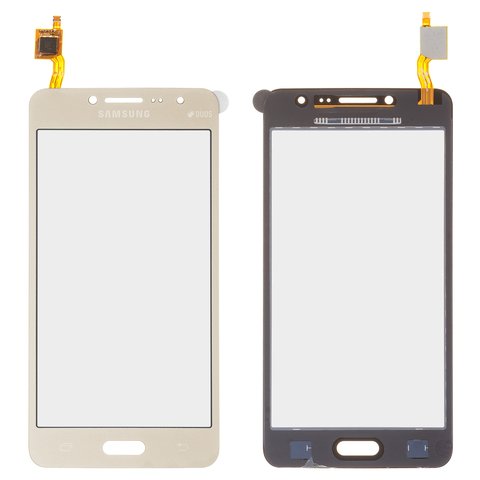 Touchscreen compatible with Samsung G532 Galaxy J2 Prime, Copy, golden 