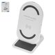Wireless Charger Konfulon Q03, (with support, (output 5V 1A/9V 1.1A), (Micro-USB input 5V 1.6A/9V 1.5A), white)
