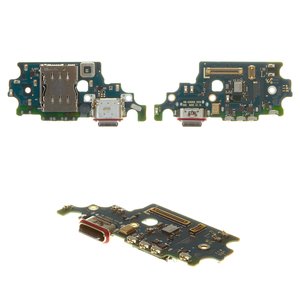 Flat Cable compatible with Samsung G996 Galaxy S21 Plus 5G, charge connector, with SIM connector, with microphone, Original PRC , charging board 
