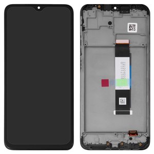 LCD compatible with Xiaomi Poco M3, Redmi 9T, black, with frame, High Copy 