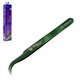 Mounting Tweezers Mechanic AG-KING15, (curved, 117 mm, green)