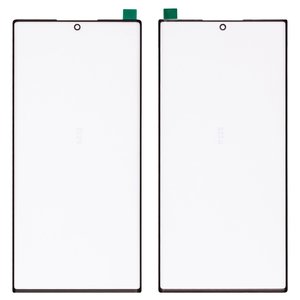 Housing Glass G+OCA PRO compatible with Samsung S908B Galaxy S22 Ultra 5G, with OCA film, black 