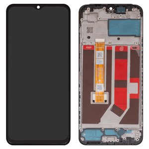 Дисплей для Oppo A38, черный, с рамкой, Original PRC , CPH2579, HTF066H015 FPC A1, BV066G3M