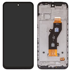 Дисплей для Tecno Spark 30C, черный, с рамкой, High Copy, kl5, kl5n
