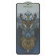Tempered Glass Screen Protector iNobi Amulet compatible with Motorola Moto E13 XT2345, (Full Glue, Anti-Static, black)